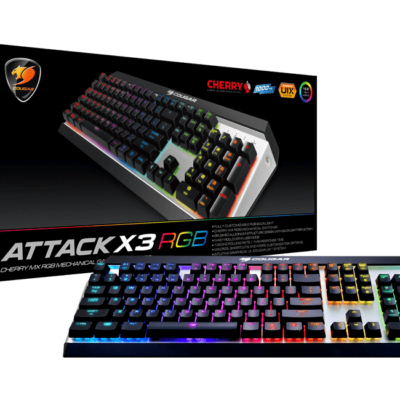 Cougar Attack X3 RGB Keyboard (Brown Switch)